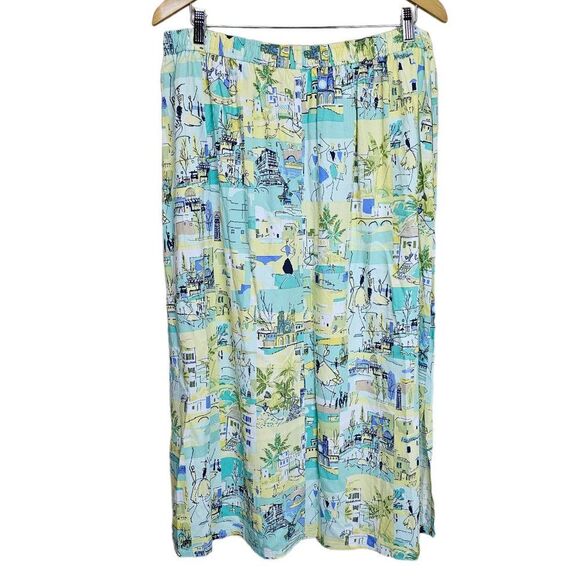 Unique Napa Valley Vintage Maxi Skirt with Side Slits XL - Picture 2 of 7